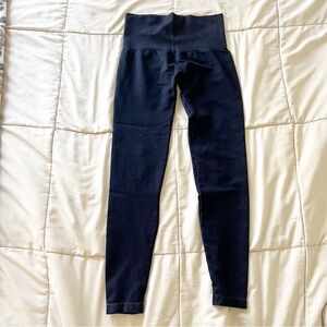 Spanx assists dark blue denim leggings size medium pre loved condition